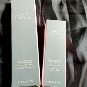 Cleanser and Night cream